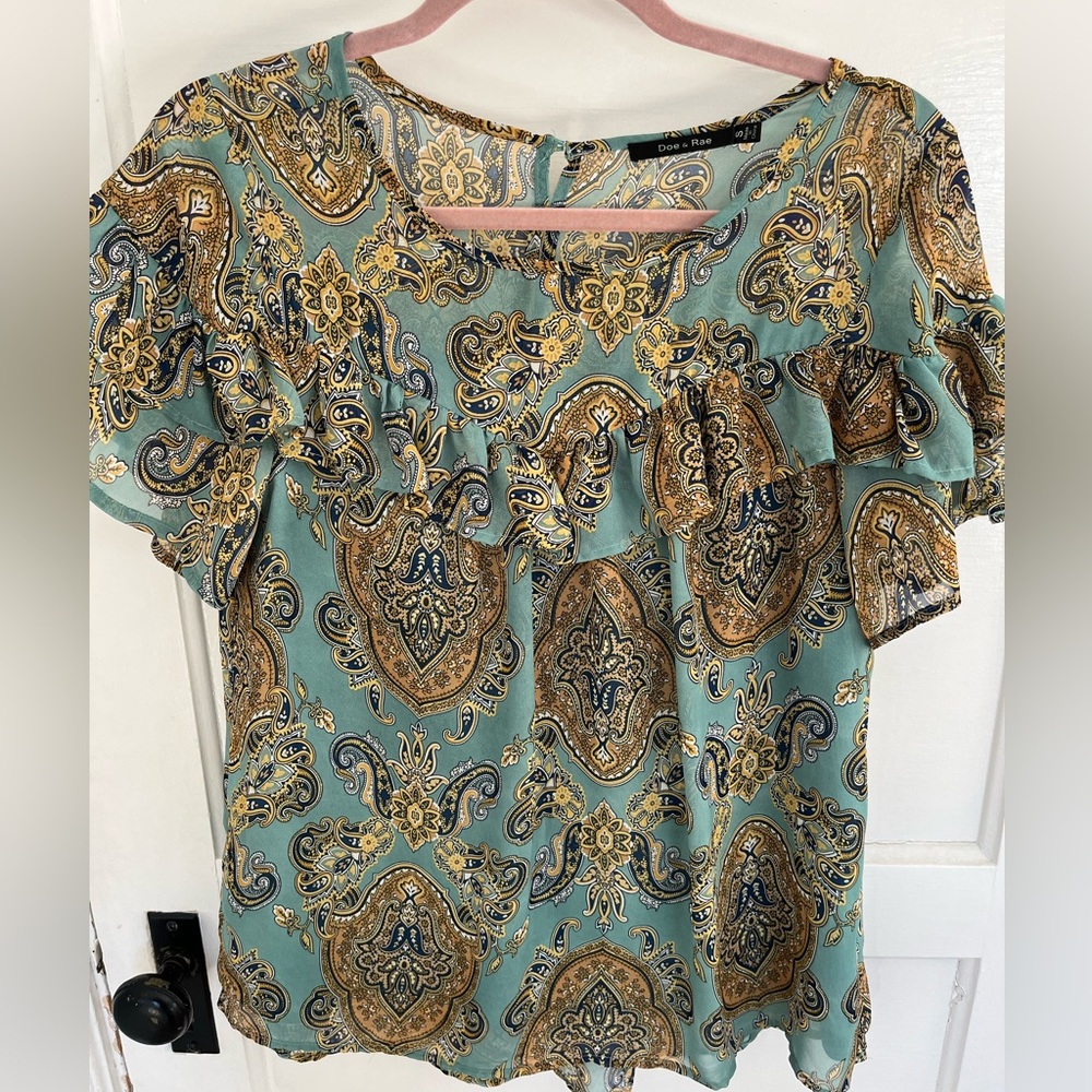 Doe & Rae Paisley Top